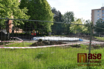 Stavba nového vodního prvku na sídlišti u nádraží v Turnově