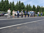 Otevření nové silnice z Podbozkova do Cimbálu