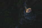 Vyhlídkový lesopark nad městem Rokytnice nad Jizerou na vrchu Stráž