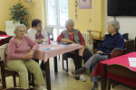 Beseda se seniory v domovech s pečovatelskou službou v ulici Granátová a v ulici Žižkova v Turnově