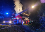 Požár rodinného domu v Bozkově