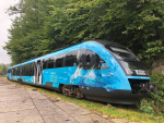 Představení Křišťálového vlaku na nádraží v Železném Brodě