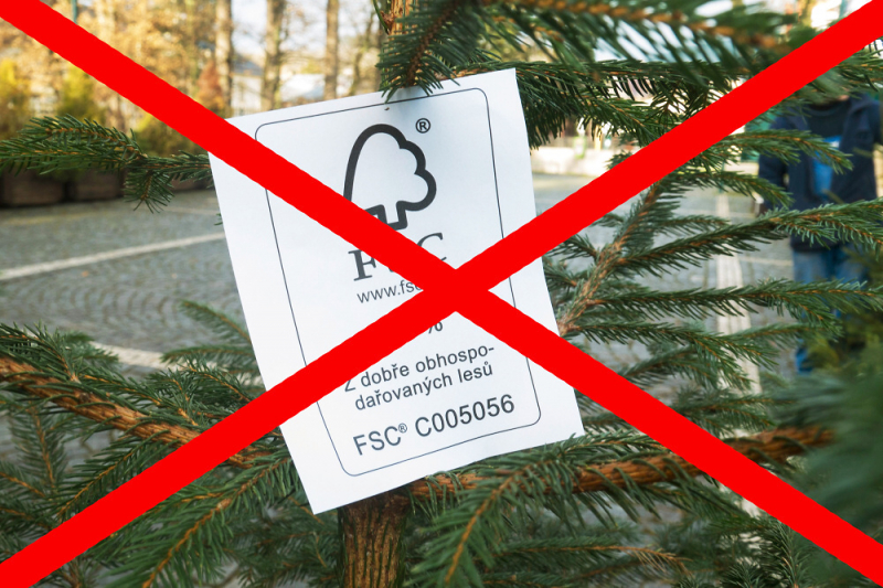 Prodej stromků s certifikátem FSC letos nebude 