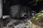 Požár přístavku domu ve Volfarticích
