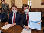 Podpis smlouvy o vstupu města Frýdlant do Krajské nemocnice Liberec
