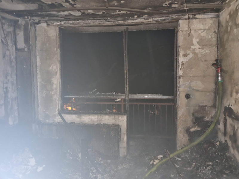Požár bytu ve Špindlerově Mlýně, části Bedřichov<br />Autor: HZS Libereckého kraje