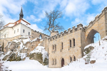 Zimní a vánoční hrad Valdštejn