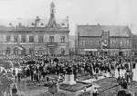 Odhalení pamětní desky v Rovensku 1946