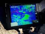 Kontrola požářiště leteckým monitoringem z dronu
