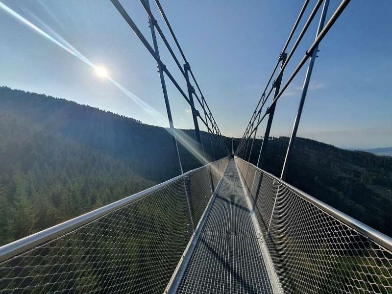 Unikát na Dolní Moravě: nejdelší visutý most na světě - Sky Bridge 721<br />Autor: Archiv CzechTourism