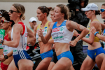 Eliška Martínková na ME v Mnichově v závodě na 20 km chůze