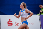 Eliška Martínková na ME v Mnichově v závodě na 20 km chůze
