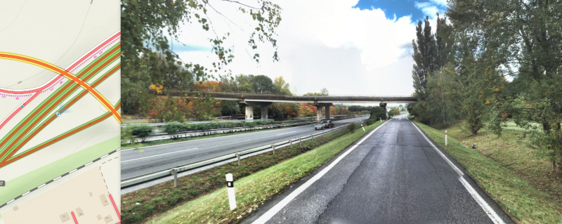 Plánek rekonstrukce mostu ve Svijanech