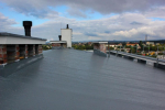 Oprava střechy gymnázia v Turnově