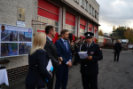 Předání darů dobrovolným hasičům za zásah v Hřensku