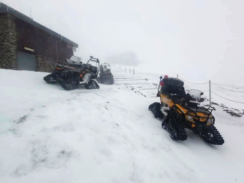 Zásah Horské služby kvůli nezodpovědným turistům na Sněžce<br />Autor: Horská služba Krkonoše