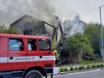 Požár rodinného domu ve Valteřicích