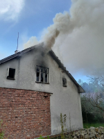 Požár rodinného domu ve Valteřicích