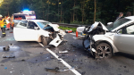 Po střetu dvou aut v Železném Brodě dva vážně zranění