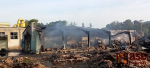 VIDEO: Hasiči likvidovali následky požáru v areálu Juty v Turnově