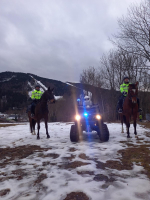 Policisté na hlídce v horských střediscích 
