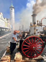 Celorepublikový sraz hasičských parních stříkaček v Domažlicích