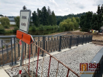 Průběh stavby mostu v srpnu 2025
