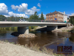 Průběh stavby mostu v září 2025