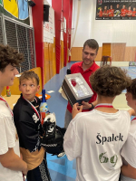 předávání vítězi turnaje mladší žáci