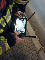 Zásah hasičů při požáru v Lomnici nad Popelkou