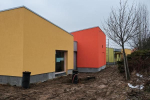 Přístavba MŠ Waldorf v únoru 2026