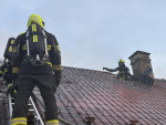 Požár rodinného domu v Mírové pod Kozákovem