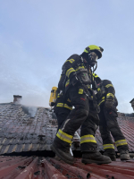 Požár rodinného domu v Mírové pod Kozákovem