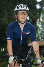 Jana Špicarová, již pětinásobná vítězka kategorie žen Jičínské cykloligy.