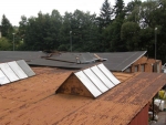Střecha objektu bývalé cihelny v Libštátě